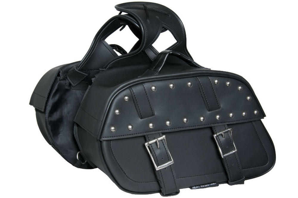 DS Two Strap Saddle Bag w/ Studs